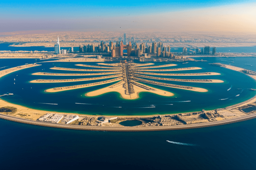 Dubai Palm Aerial